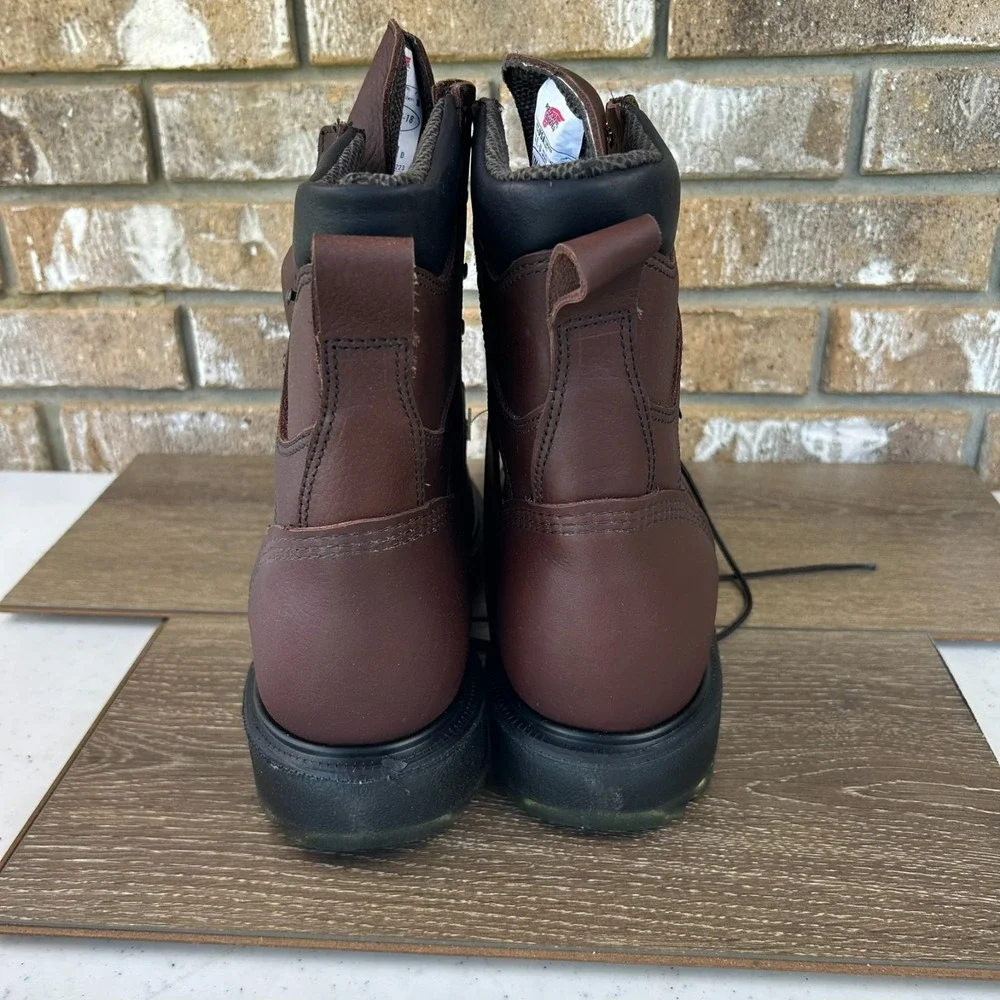 RedWing 914 SuperSole 2.0 8in Work Boots Mens 11D Brown Goretex Lace Up USA NEW